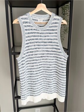 J. Crew Striped Knit Sweater Tank
